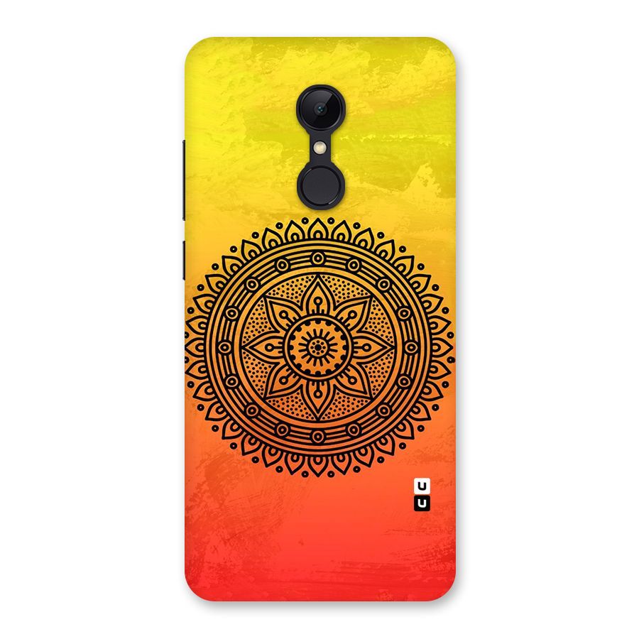 Beautiful Circle Art Back Case for Redmi 5