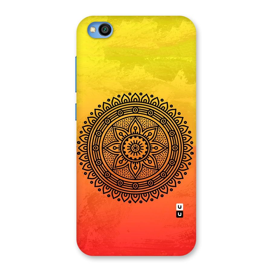 Beautiful Circle Art Back Case for Redmi Go