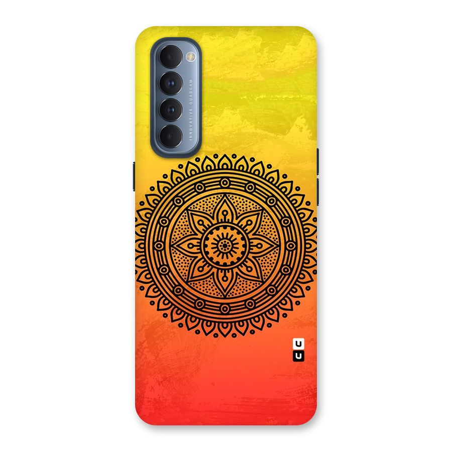 Beautiful Circle Art Back Case for Reno4 Pro