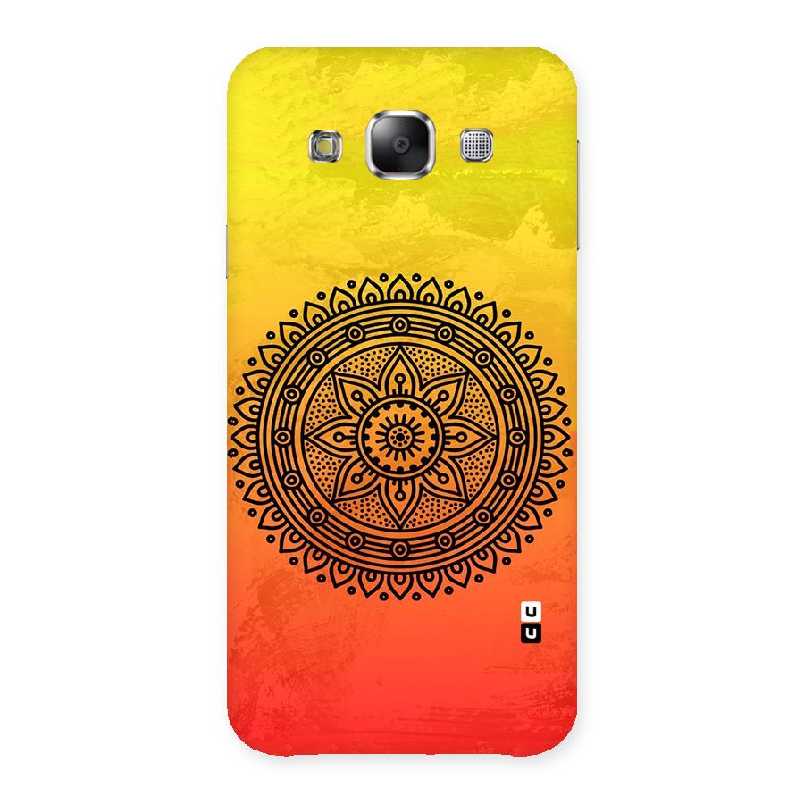 Beautiful Circle Art Back Case for Samsung Galaxy E5