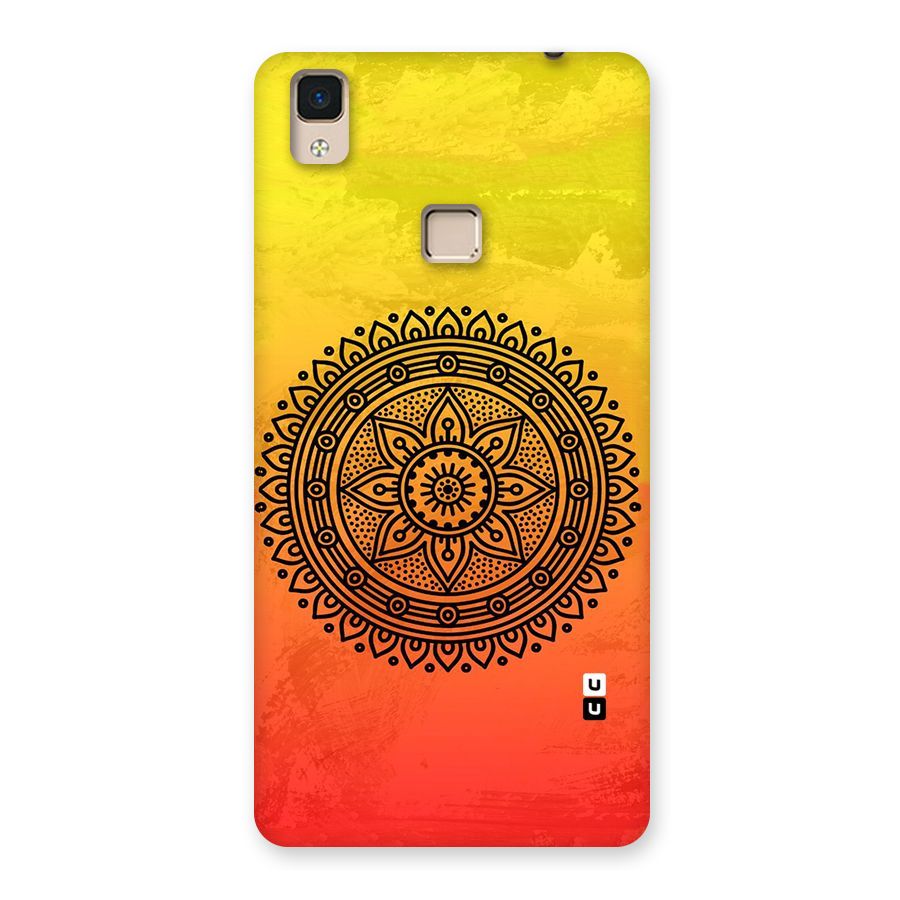 Beautiful Circle Art Back Case for V3 Max