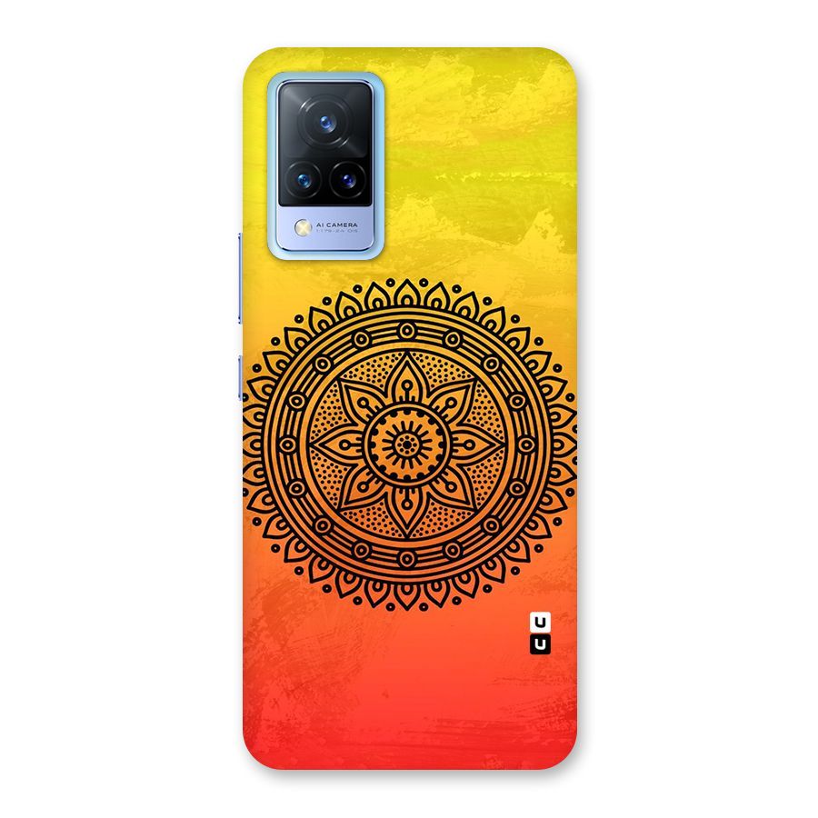 Beautiful Circle Art Back Case for Vivo V21 5G