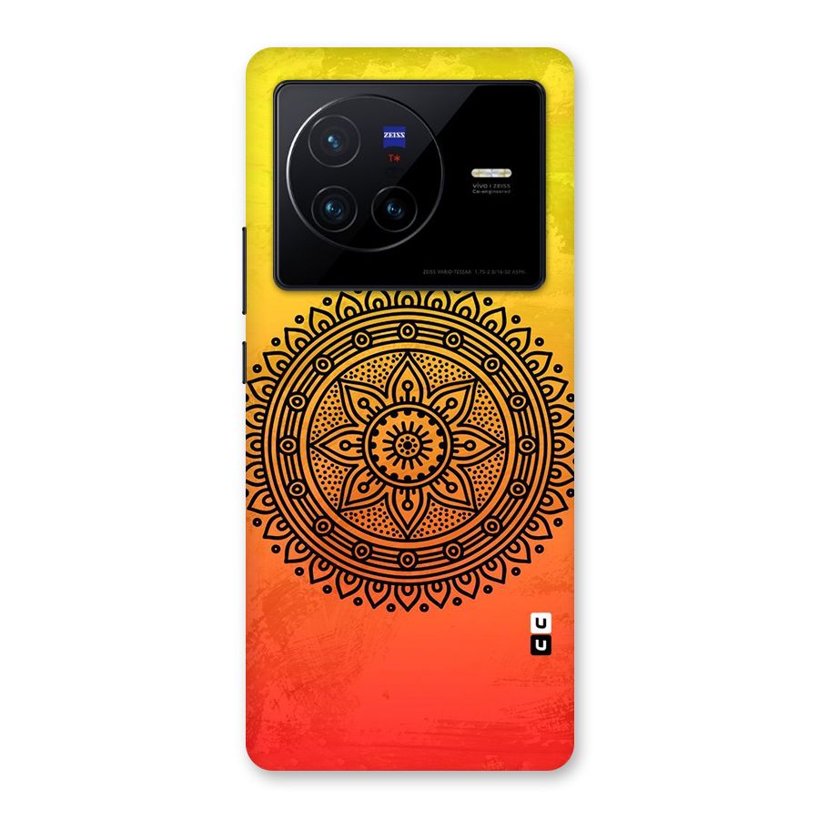 Beautiful Circle Art Back Case for Vivo X80