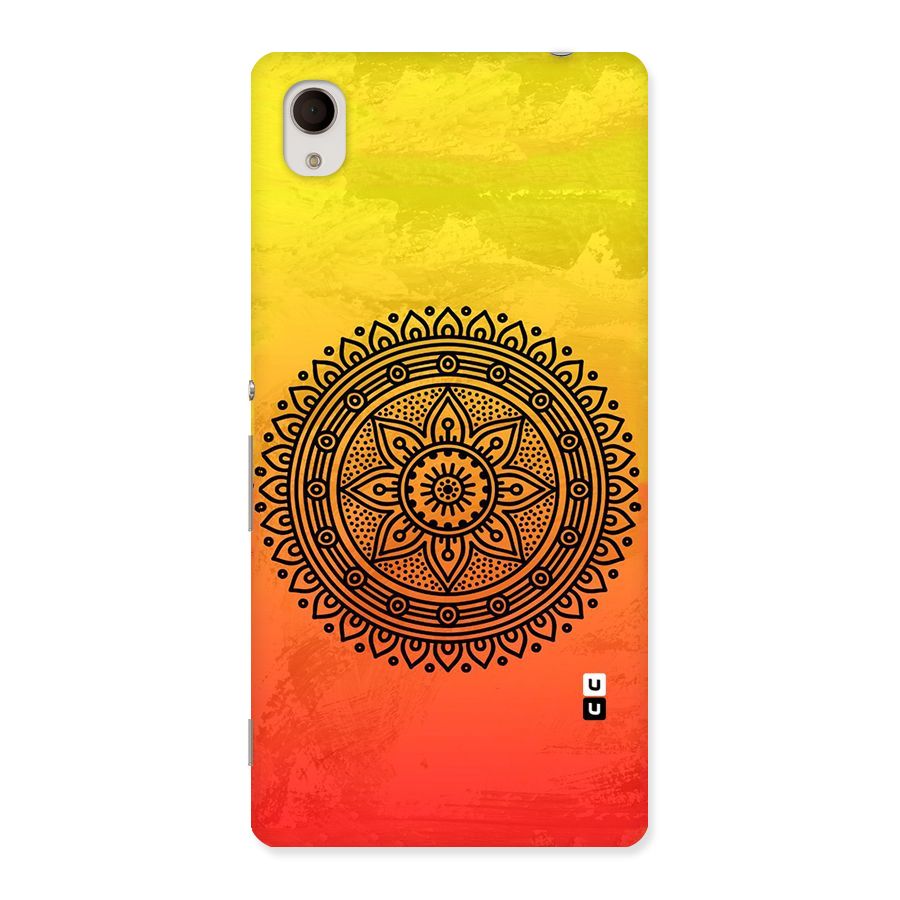Beautiful Circle Art Back Case for Xperia M4 Aqua