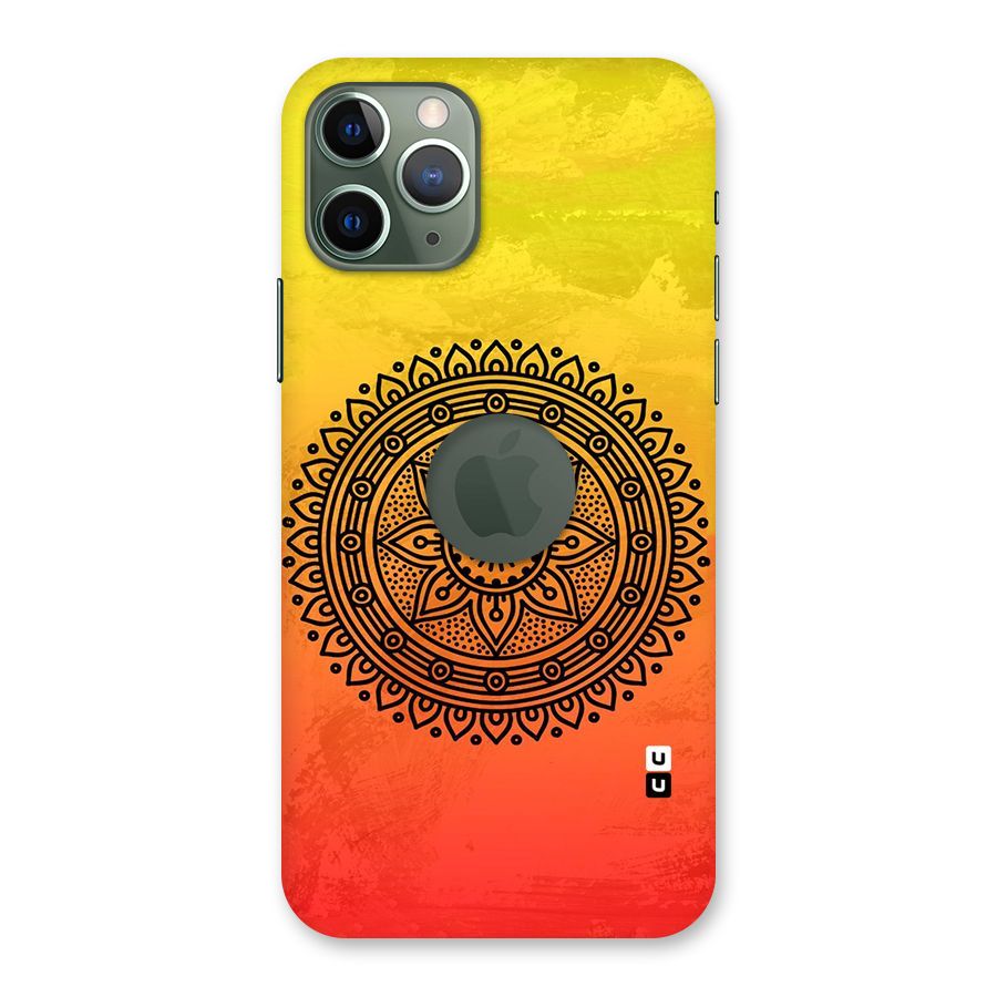 Beautiful Circle Art Back Case for iPhone 11 Pro Logo  Cut