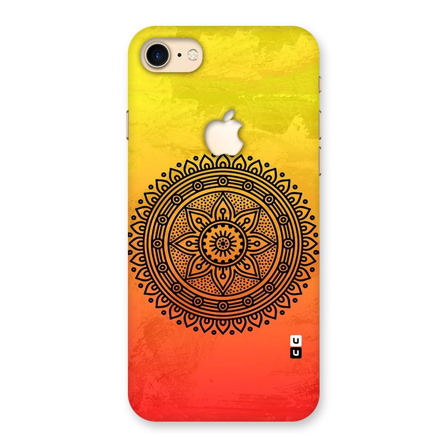 Beautiful Circle Art Back Case for iPhone 7 Apple Cut