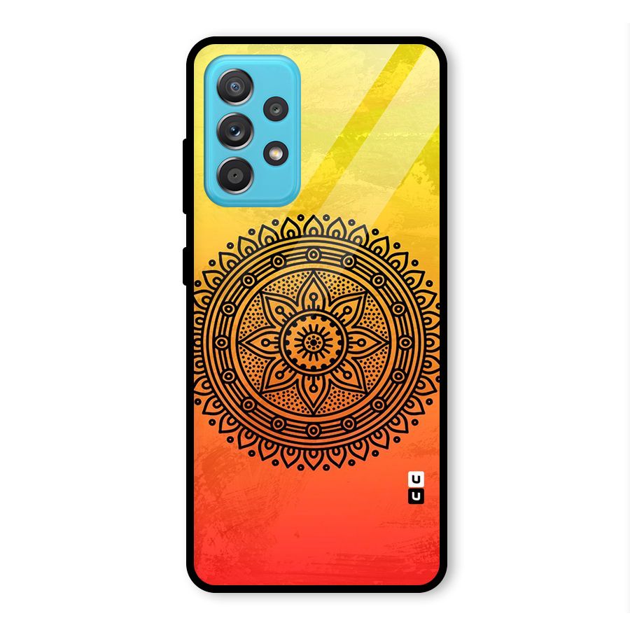 Beautiful Circle Art Glass Back Case for Galaxy A52s 5G
