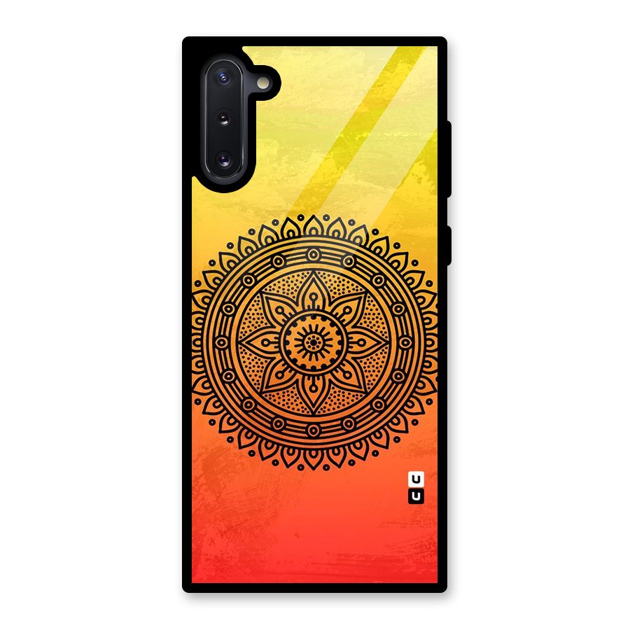 Beautiful Circle Art Glass Back Case for Galaxy Note 10