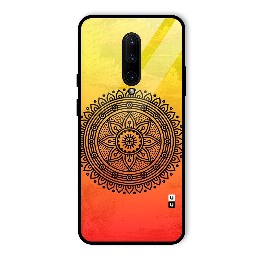 Beautiful Circle Art Glass Back Case for OnePlus 7 Pro
