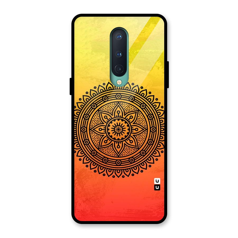 Beautiful Circle Art Glass Back Case for OnePlus 8