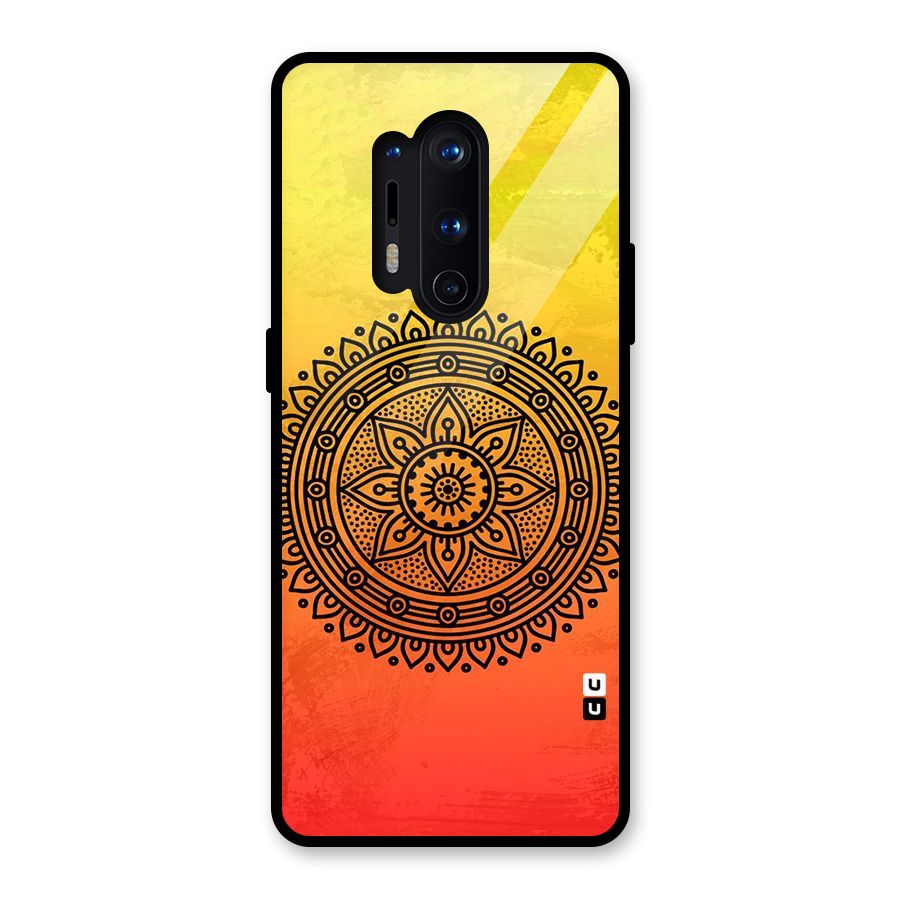 Beautiful Circle Art Glass Back Case for OnePlus 8 Pro