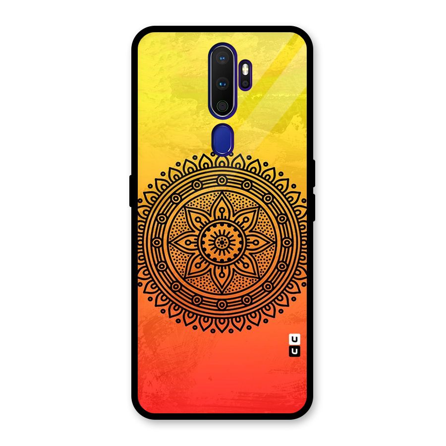 Beautiful Circle Art Glass Back Case for Oppo A9 (2020)