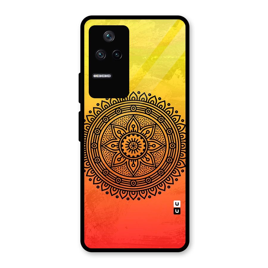 Beautiful Circle Art Glass Back Case for Poco F4 5G