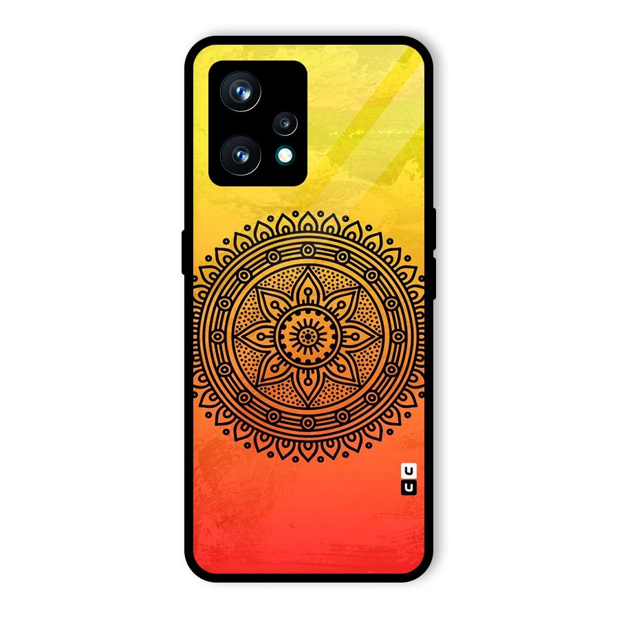 Beautiful Circle Art Glass Back Case for Realme 9 Pro Plus 5G