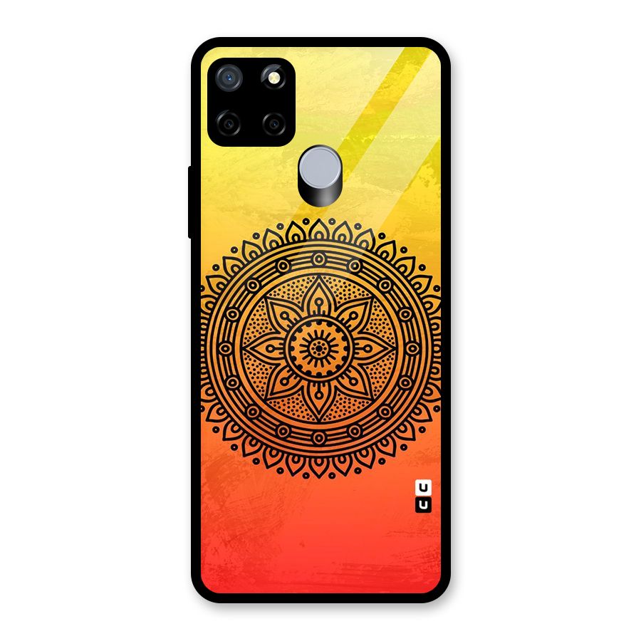 Beautiful Circle Art Glass Back Case for Realme C12