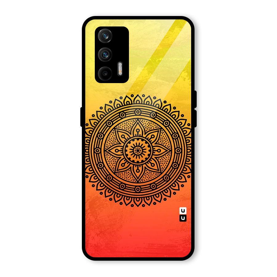 Beautiful Circle Art Glass Back Case for Realme GT 5G