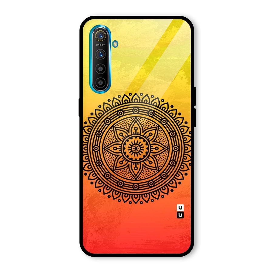 Beautiful Circle Art Glass Back Case for Realme X2