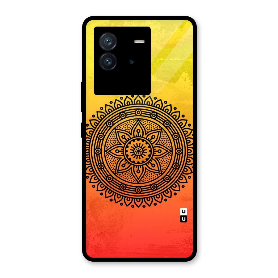 Beautiful Circle Art Glass Back Case for Vivo iQOO Neo 6 5G