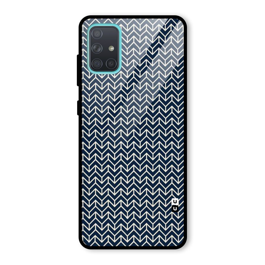 Beautiful Design Glass Back Case for Galaxy A71