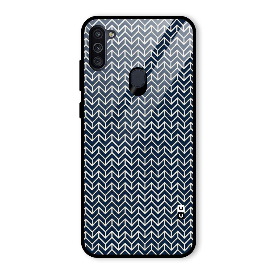 Beautiful Design Glass Back Case for Galaxy M11