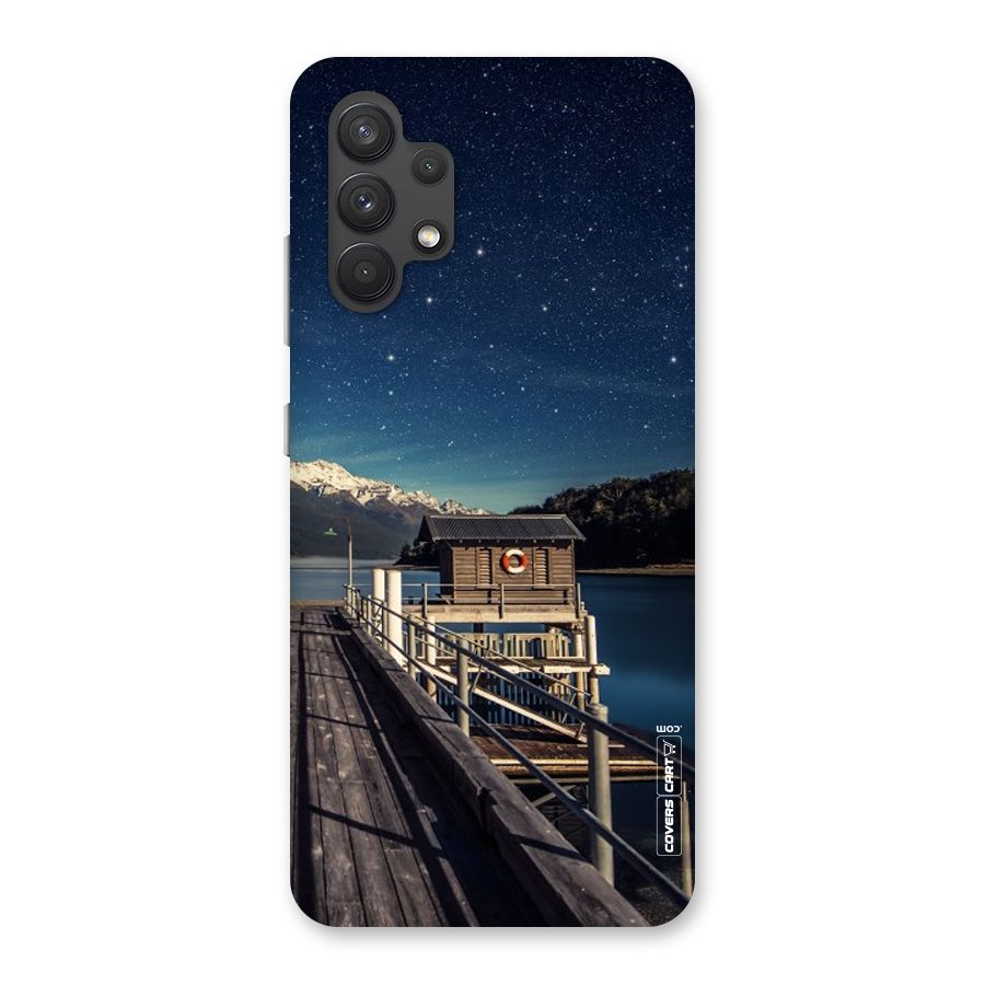 Beautiful Dock Hut Back Case for Galaxy A32