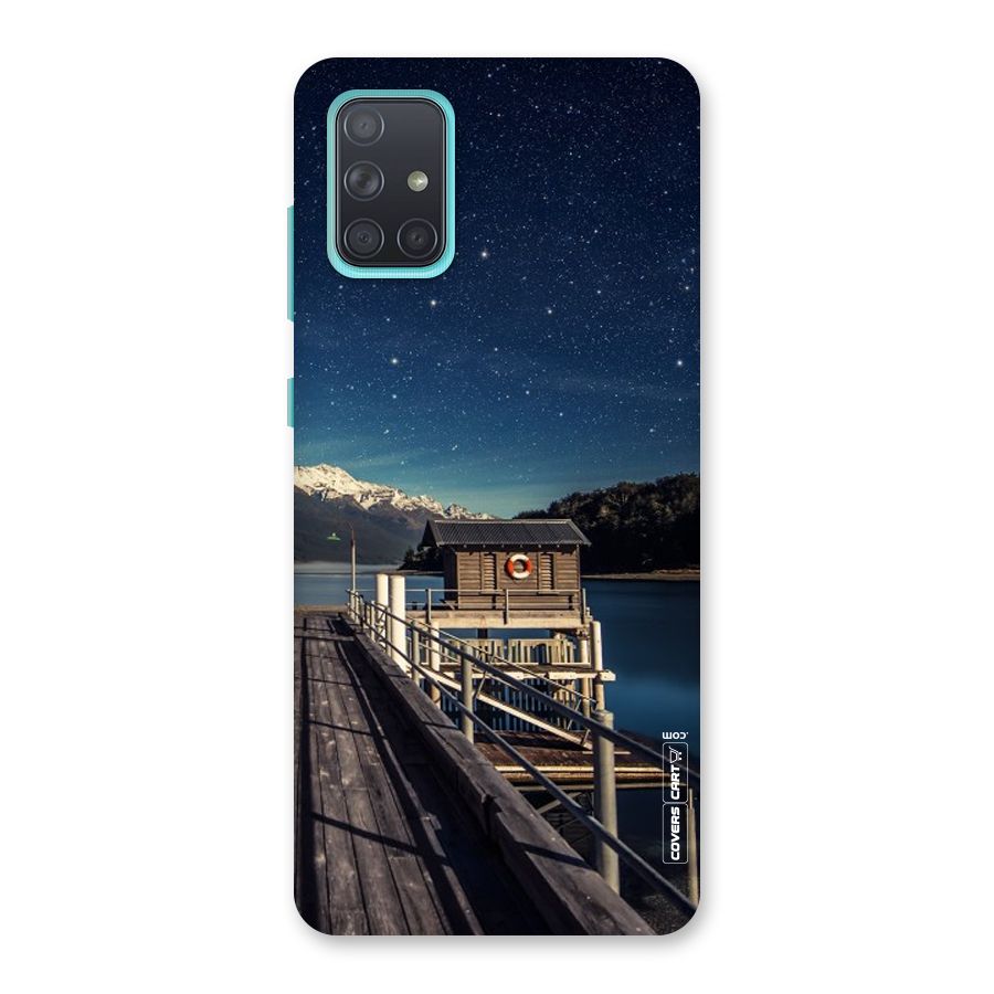 Beautiful Dock Hut Back Case for Galaxy A71