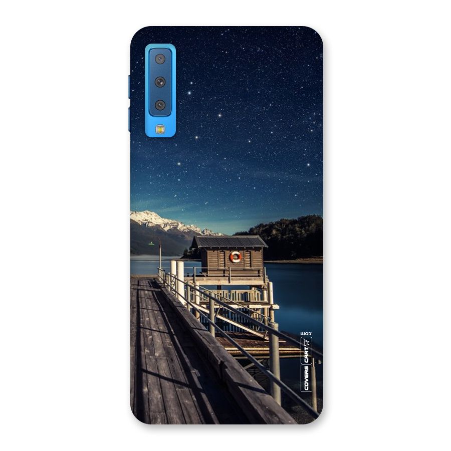 Beautiful Dock Hut Back Case for Galaxy A7 (2018)