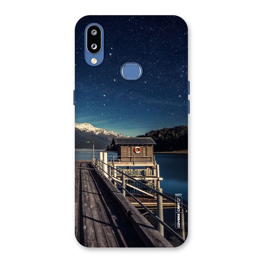 Beautiful Dock Hut Back Case for Galaxy M01s