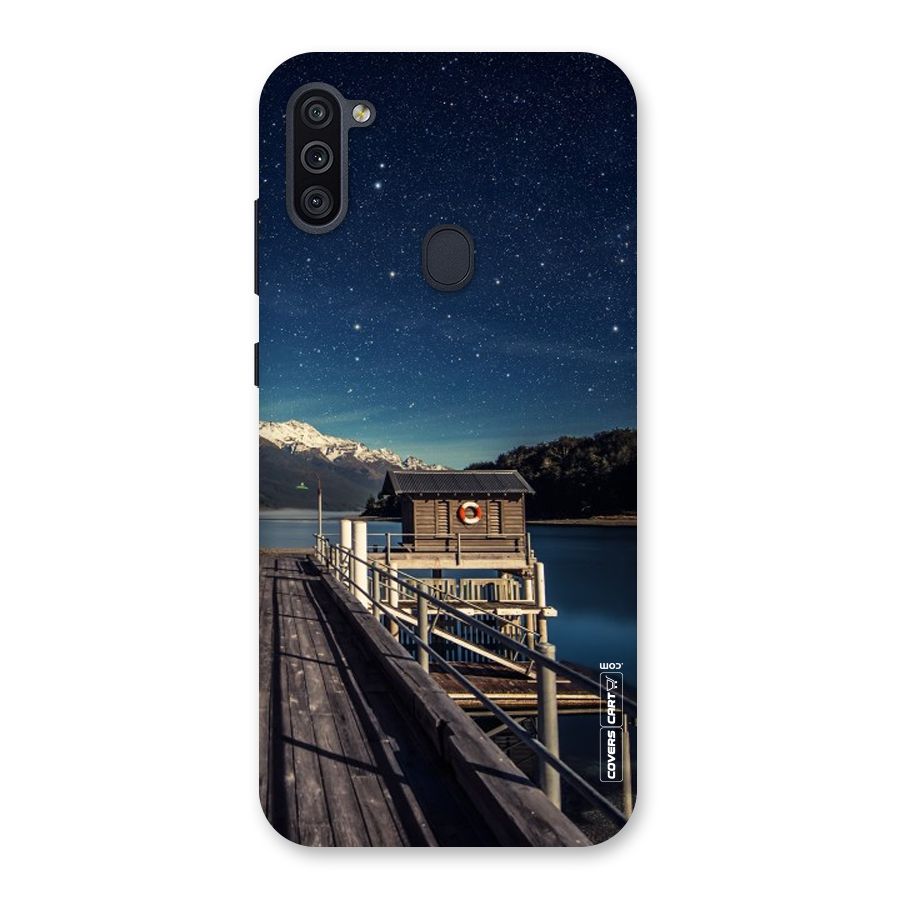 Beautiful Dock Hut Back Case for Galaxy M11