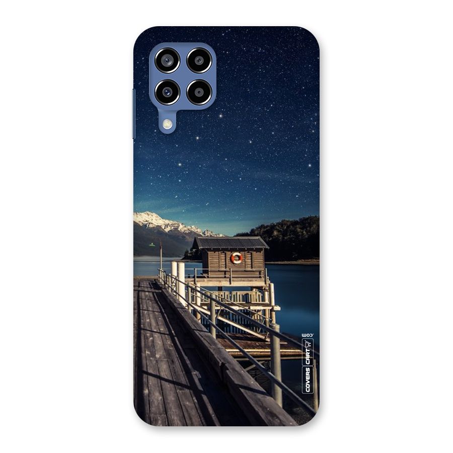 Beautiful Dock Hut Back Case for Galaxy M53 5G