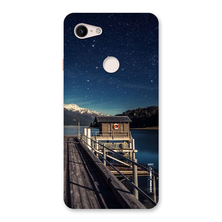 Beautiful Dock Hut Back Case for Google Pixel 3 XL