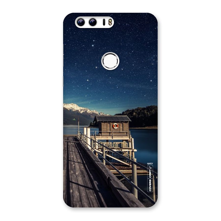 Beautiful Dock Hut Back Case for Honor 8