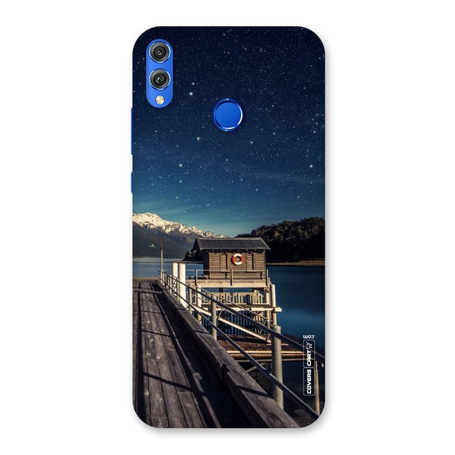 Beautiful Dock Hut Back Case for Honor 8X