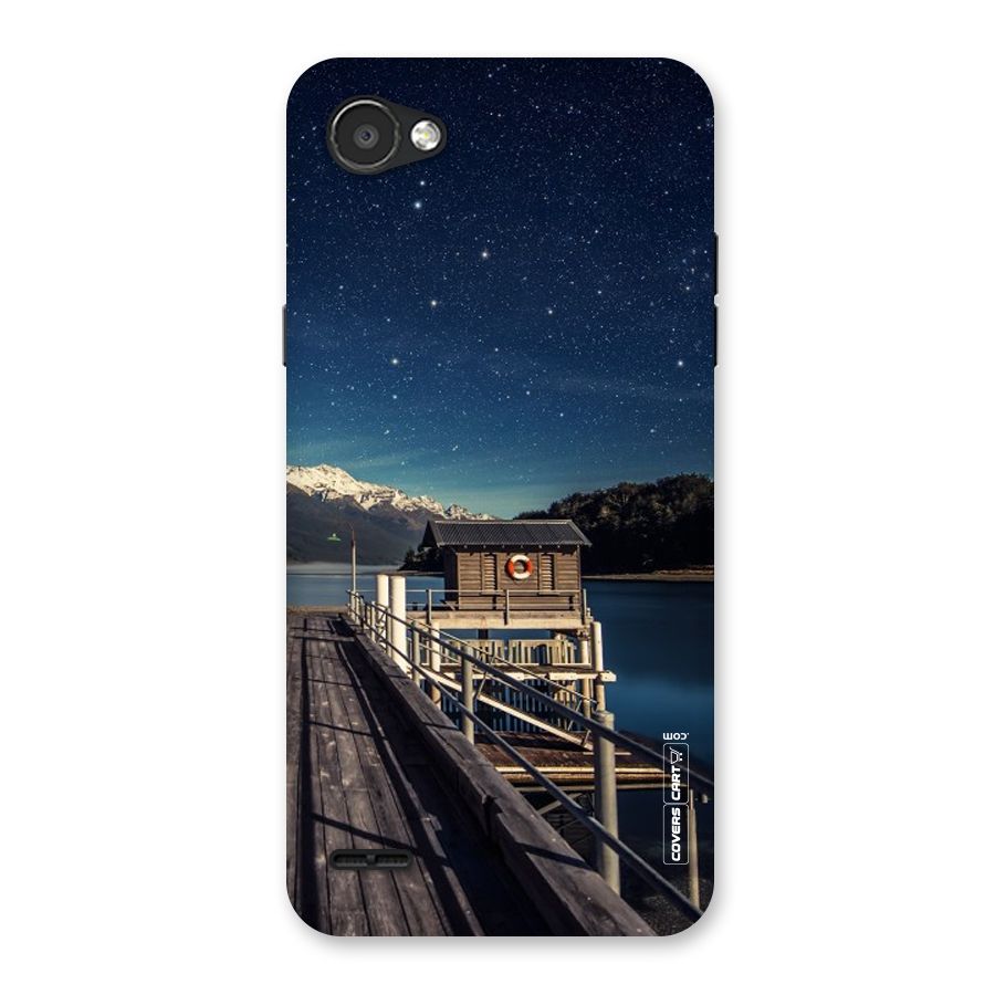 Beautiful Dock Hut Back Case for LG Q6