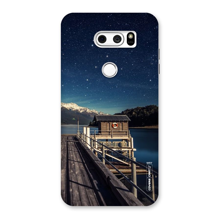 Beautiful Dock Hut Back Case for LG V30
