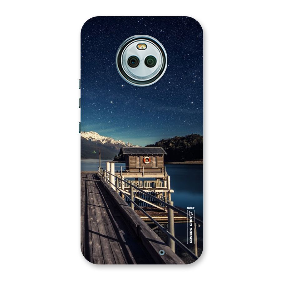 Beautiful Dock Hut Back Case for Moto X4