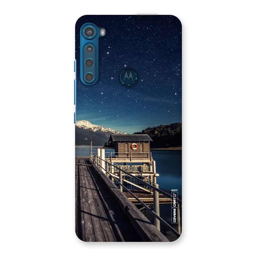 Beautiful Dock Hut Back Case for Motorola One Fusion Plus