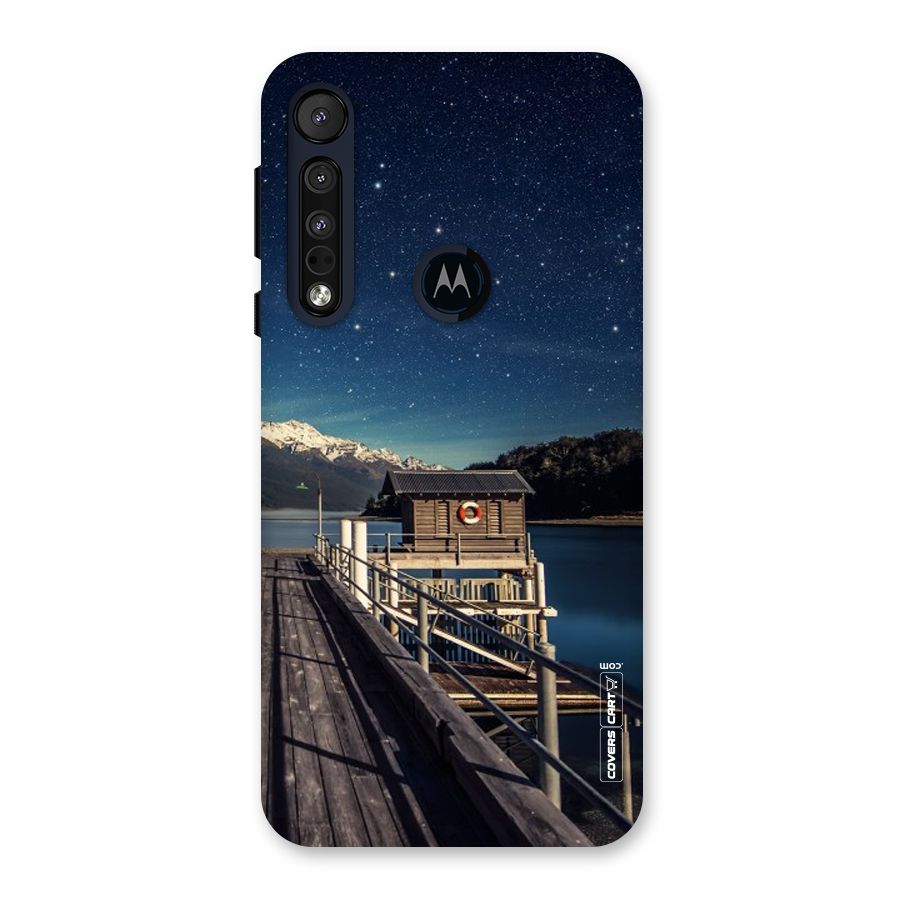 Beautiful Dock Hut Back Case for Motorola One Macro