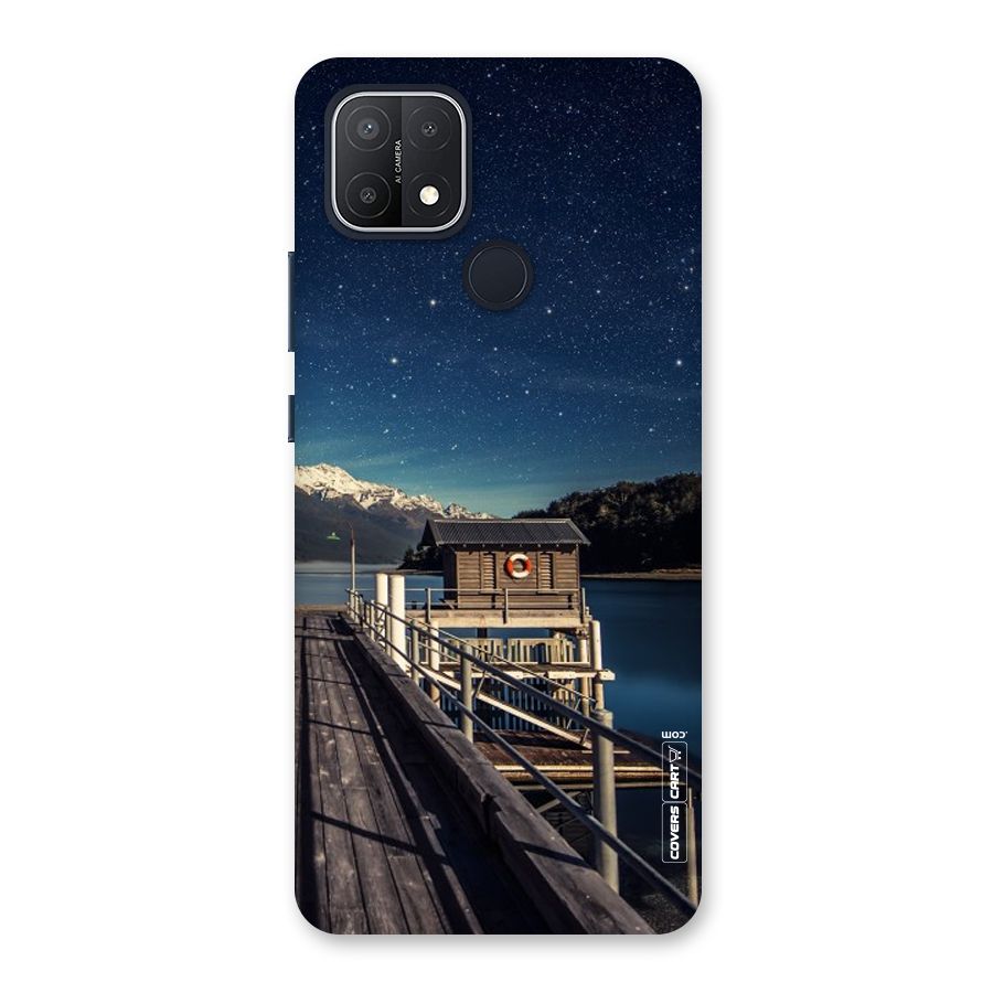Beautiful Dock Hut Back Case for Oppo A15