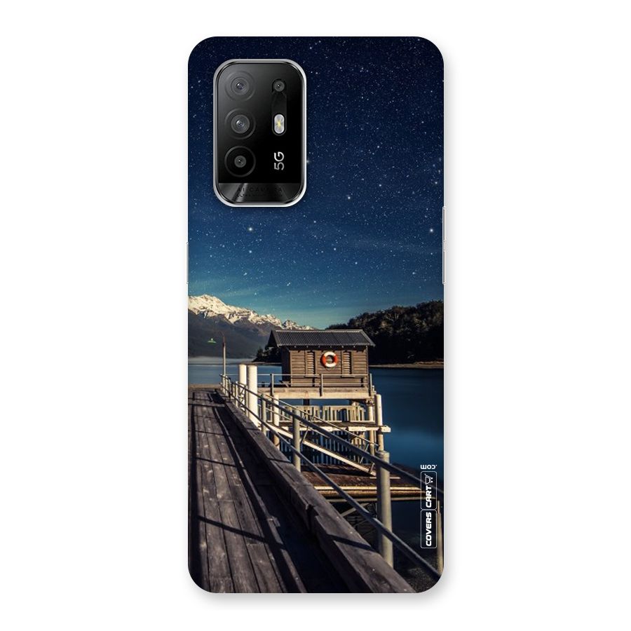 Beautiful Dock Hut Back Case for Oppo F19 Pro Plus 5G