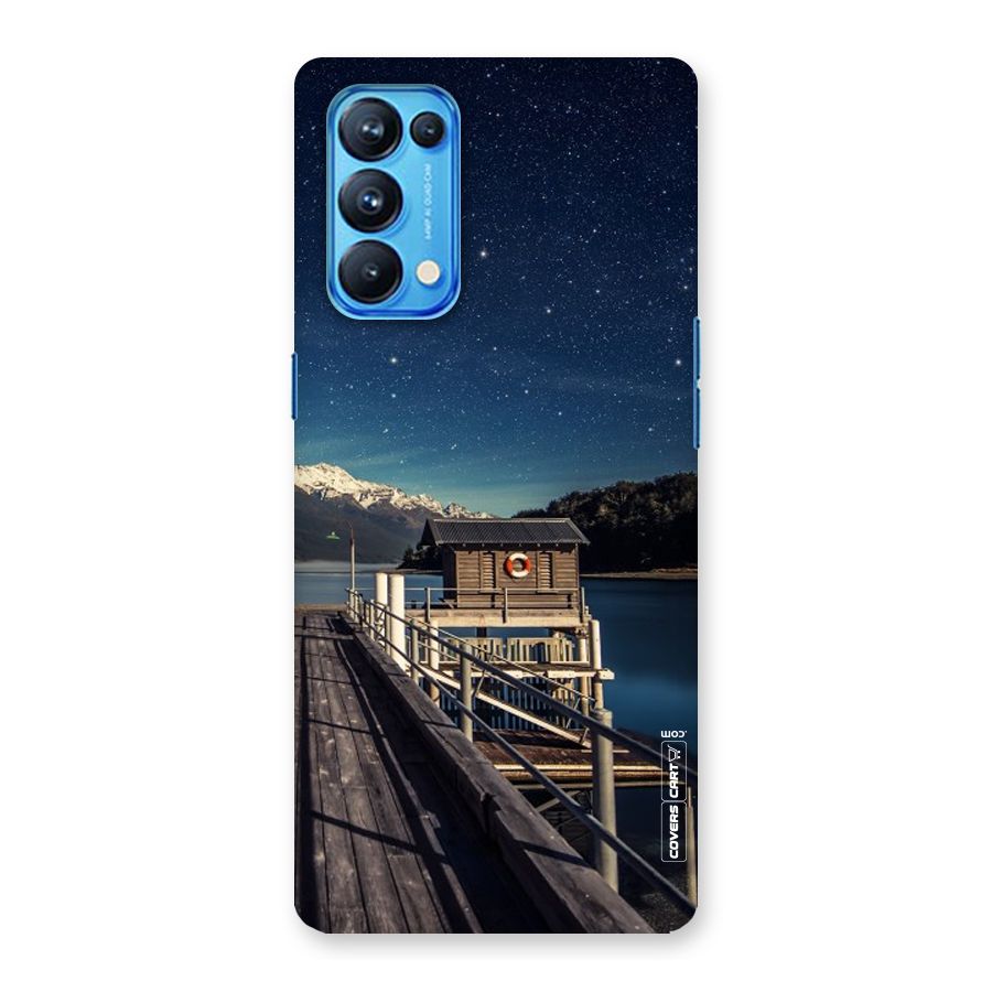 Beautiful Dock Hut Back Case for Oppo Reno5 Pro 5G