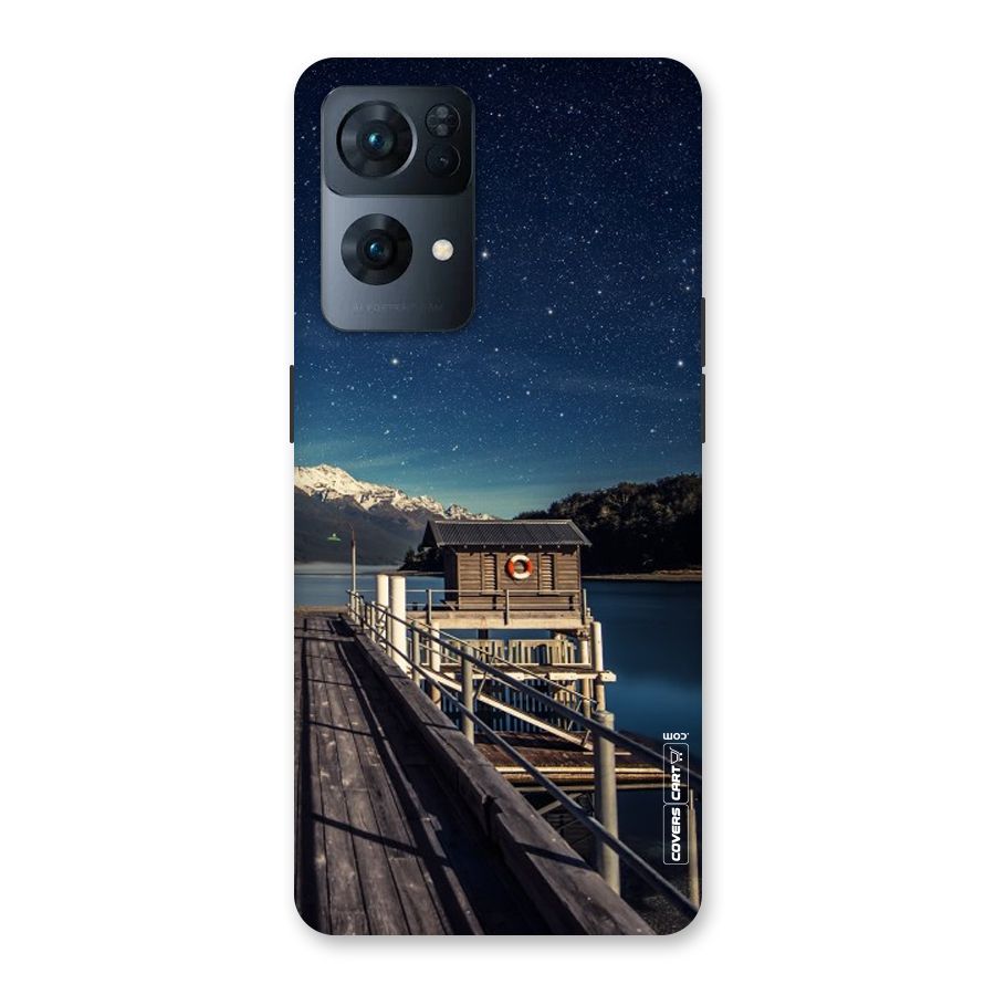 Beautiful Dock Hut Back Case for Oppo Reno7 Pro 5G