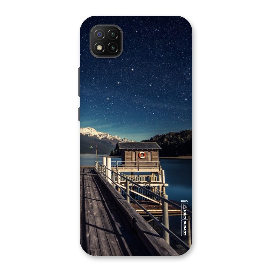 Beautiful Dock Hut Back Case for Poco C3