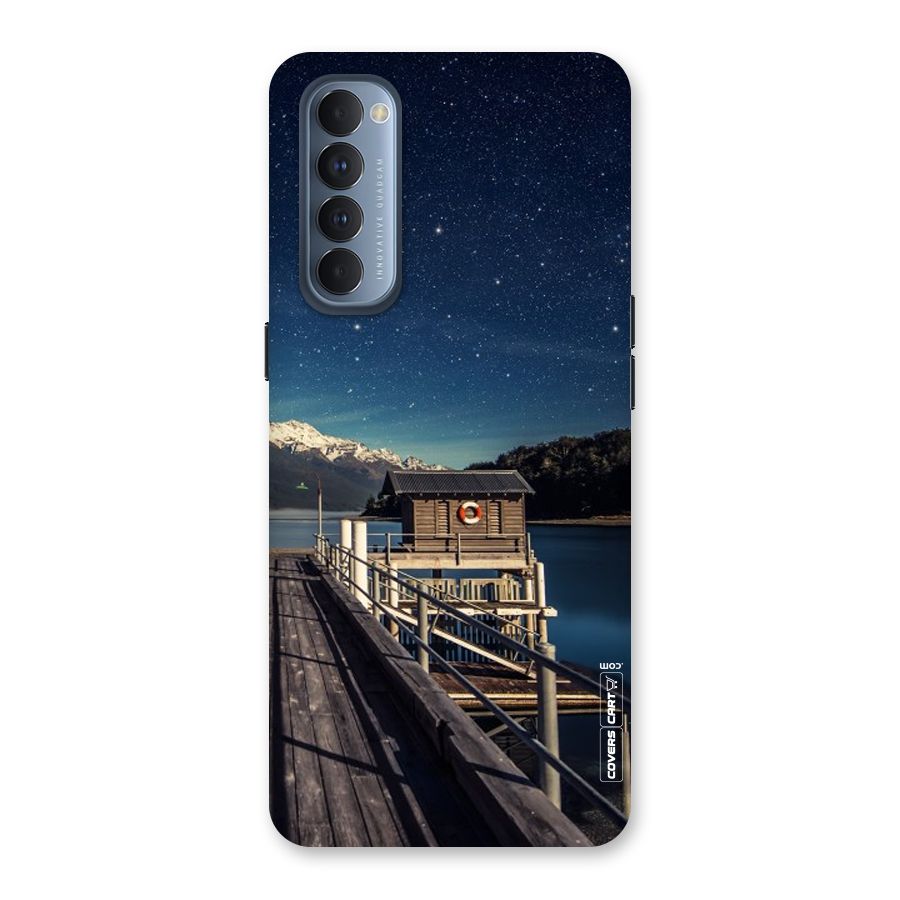 Beautiful Dock Hut Back Case for Reno4 Pro