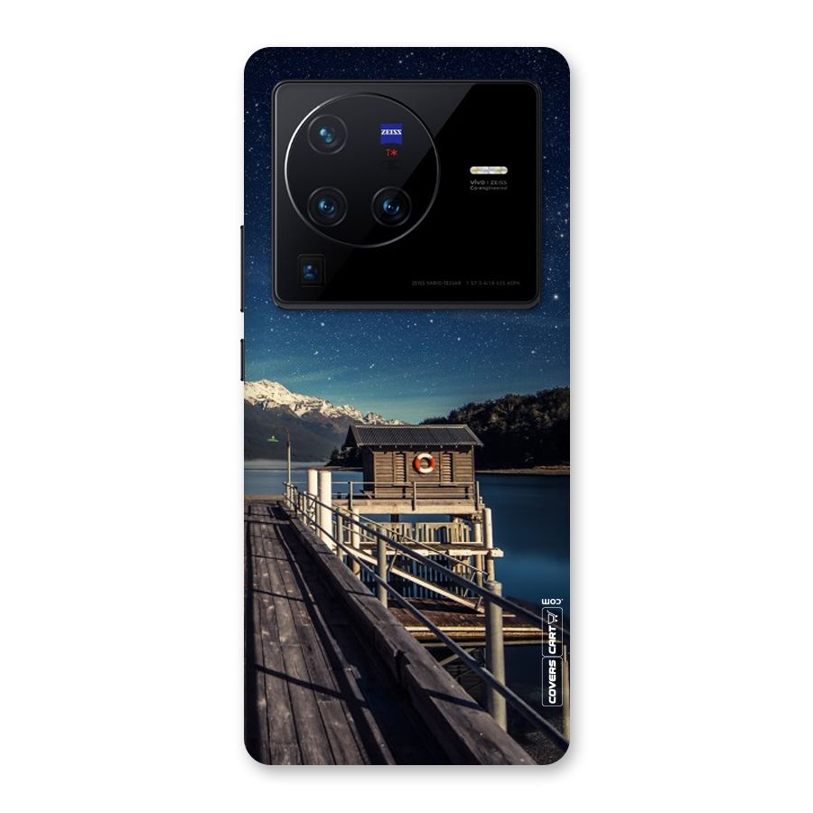 Beautiful Dock Hut Back Case for Vivo X80 Pro