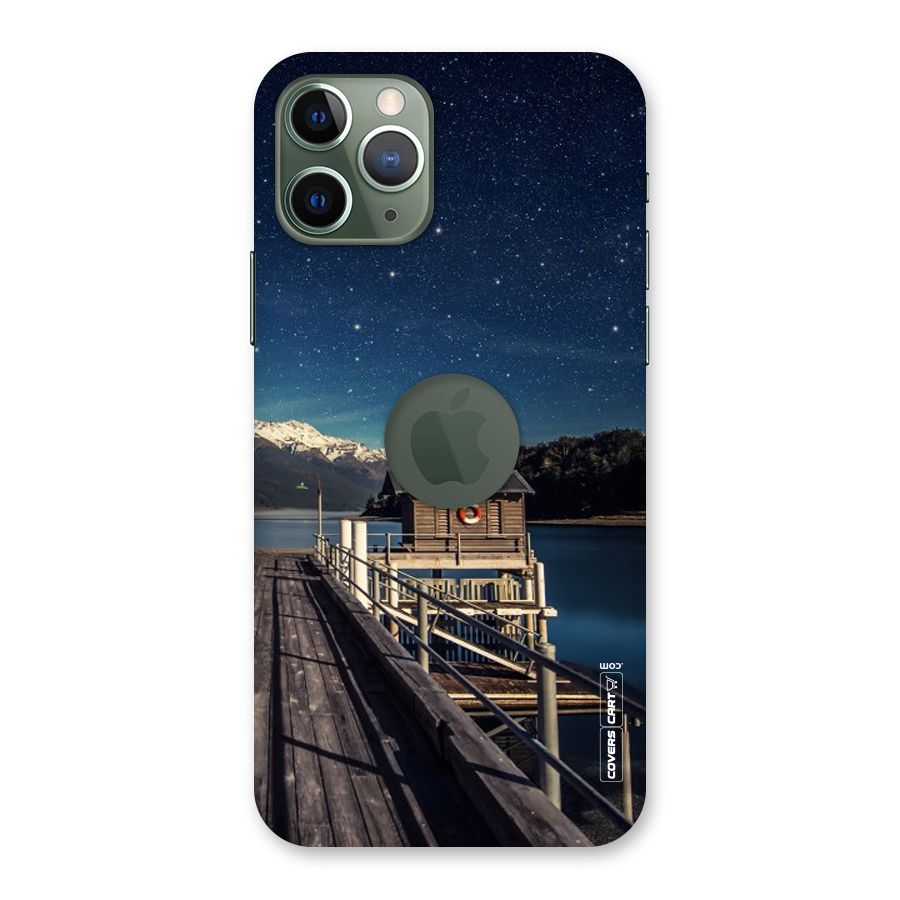 Beautiful Dock Hut Back Case for iPhone 11 Pro Logo  Cut