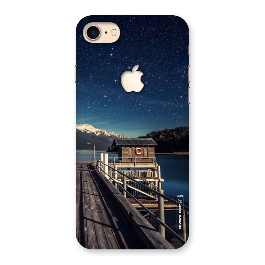 Beautiful Dock Hut Back Case for iPhone 7 Apple Cut