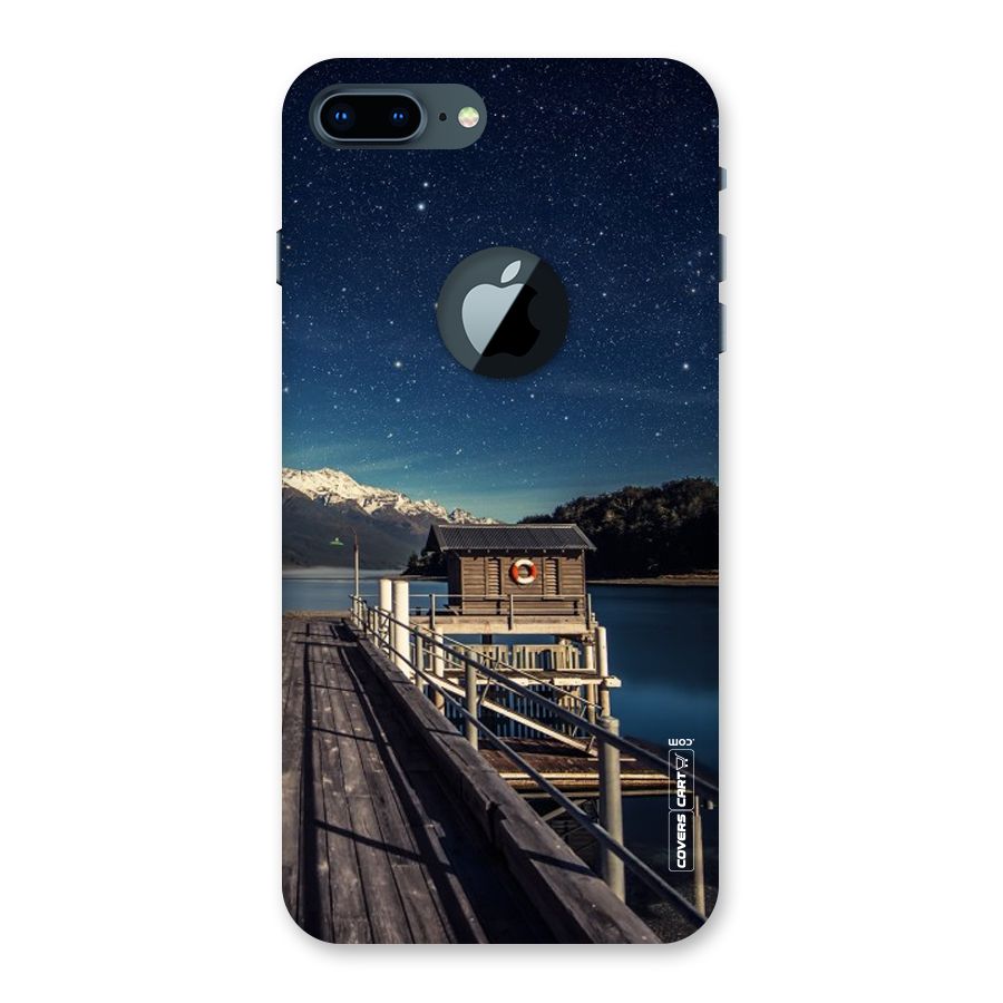 Beautiful Dock Hut Back Case for iPhone 7 Plus Logo Cut