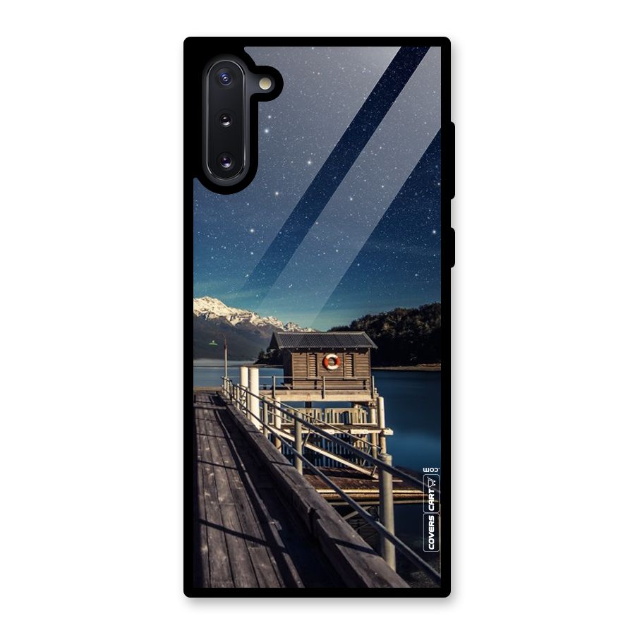 Beautiful Dock Hut Glass Back Case for Galaxy Note 10