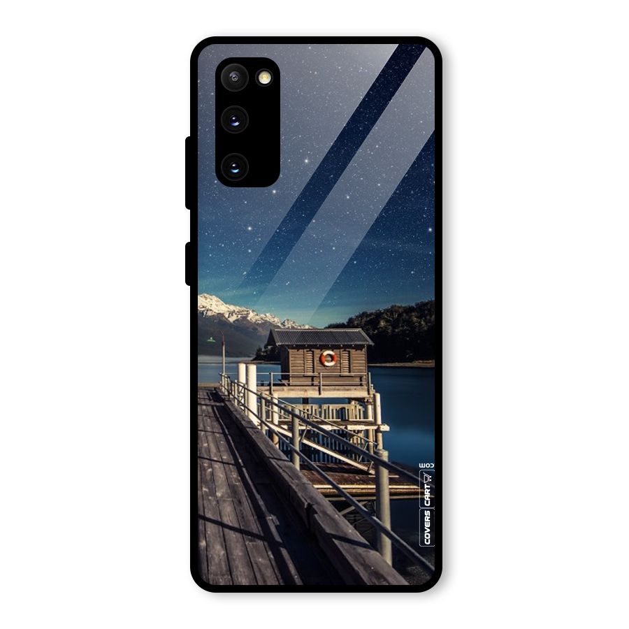 Beautiful Dock Hut Glass Back Case for Galaxy S20 FE 5G